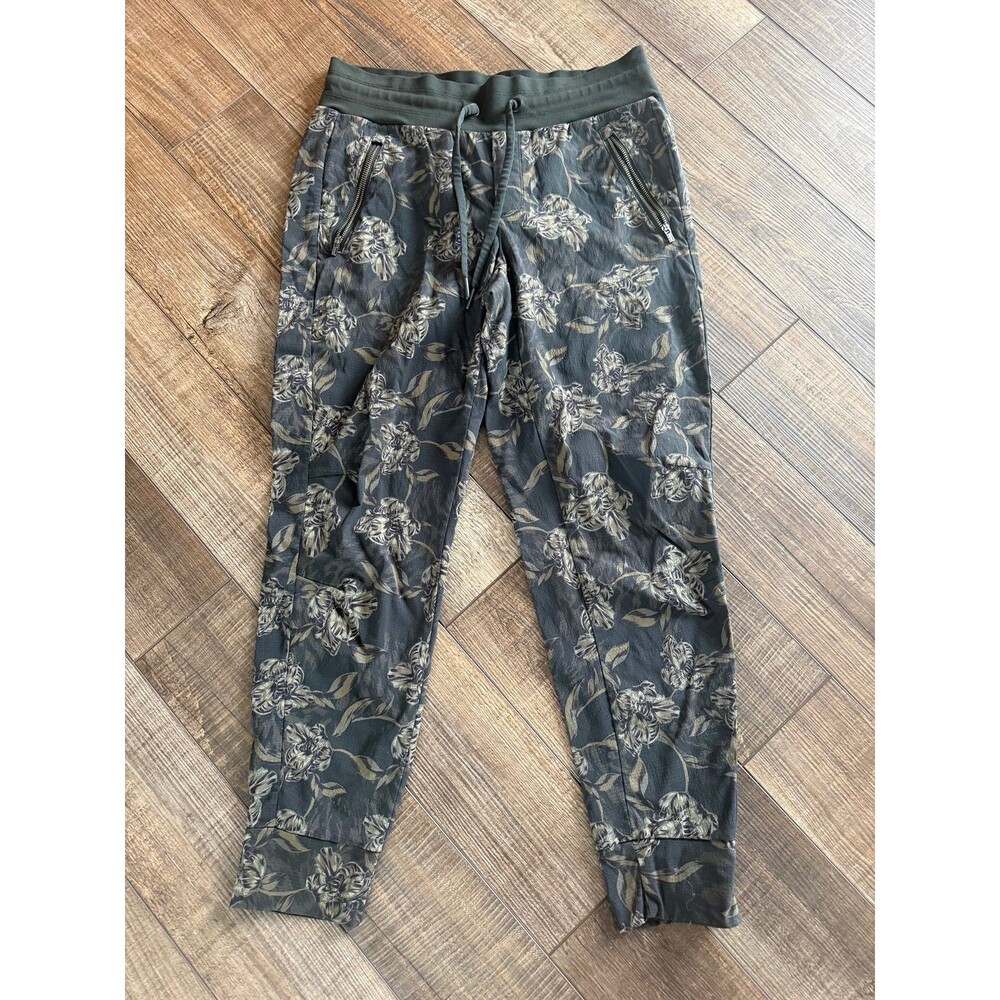 Athleta Trekkie North Printed Joggers Sz. 6 Green